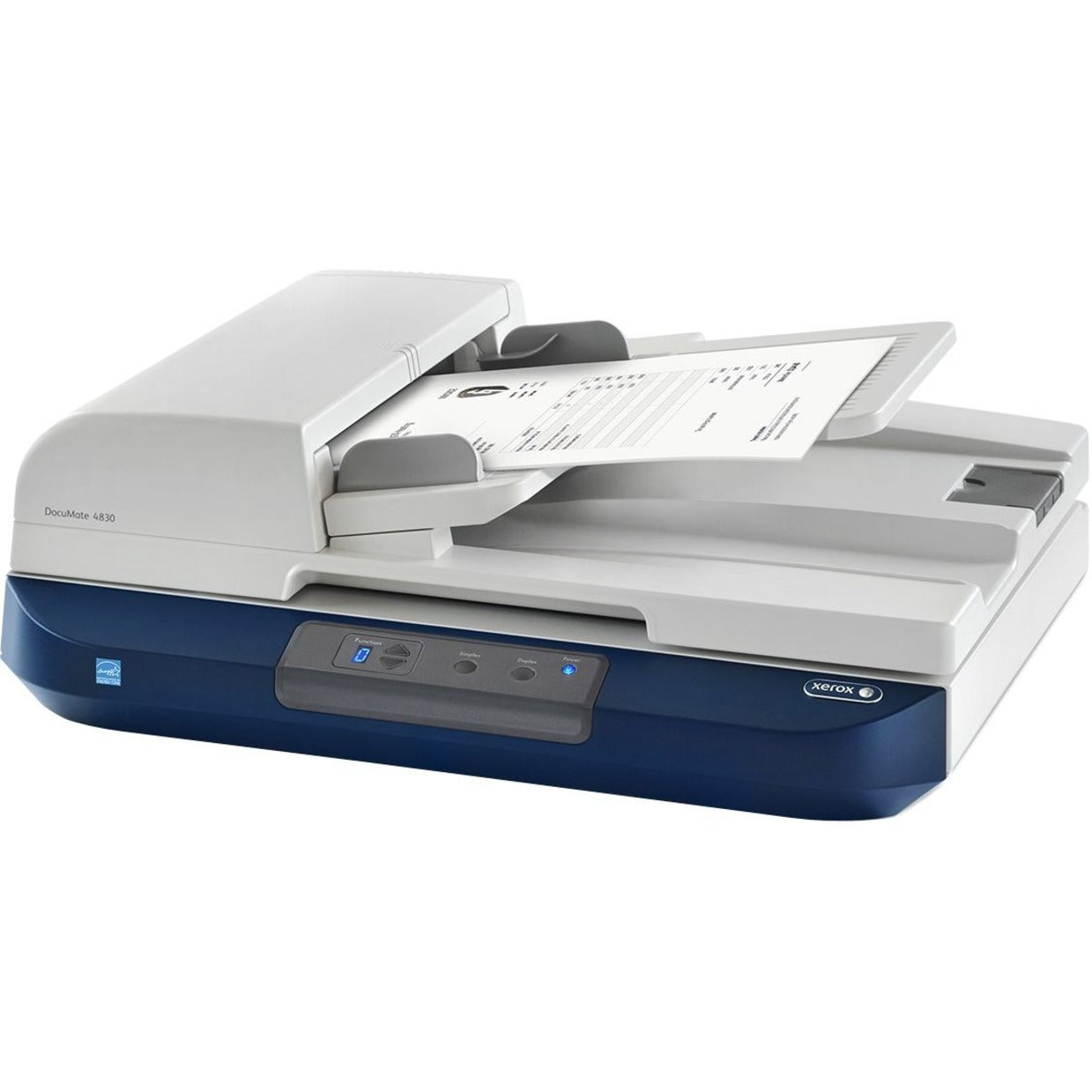 Xerox XDM4830I-U DocuMate 4830 Flatbed Scanner - High-Speed Color Scanning, 600 dpi Optical, Duplex Scanning, 75 Sheet ADF Capacity