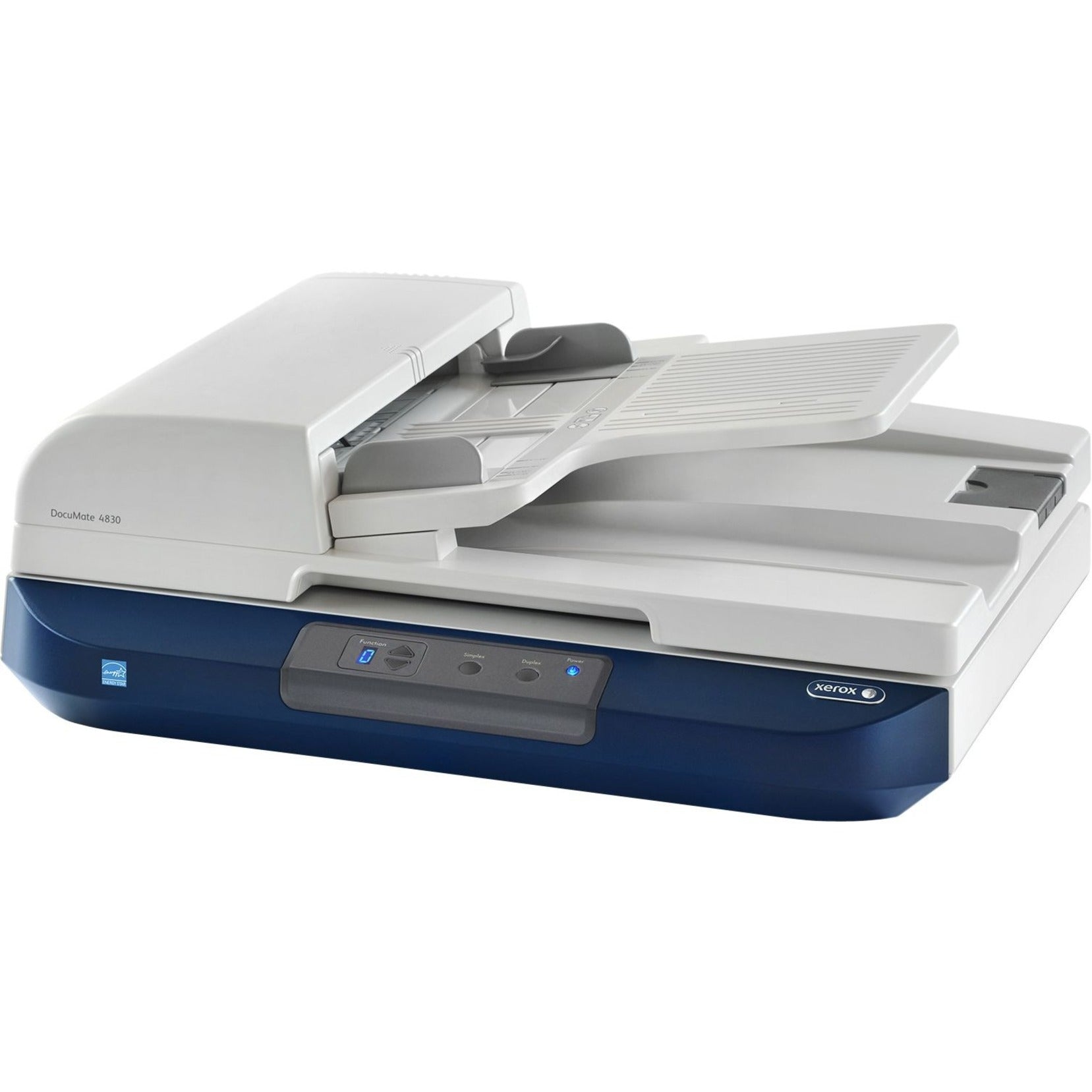 Xerox XDM4830I-U DocuMate 4830 Flatbed Scanner - High-Speed Color Scanning, 600 dpi Optical, Duplex Scanning, 75 Sheet ADF Capacity