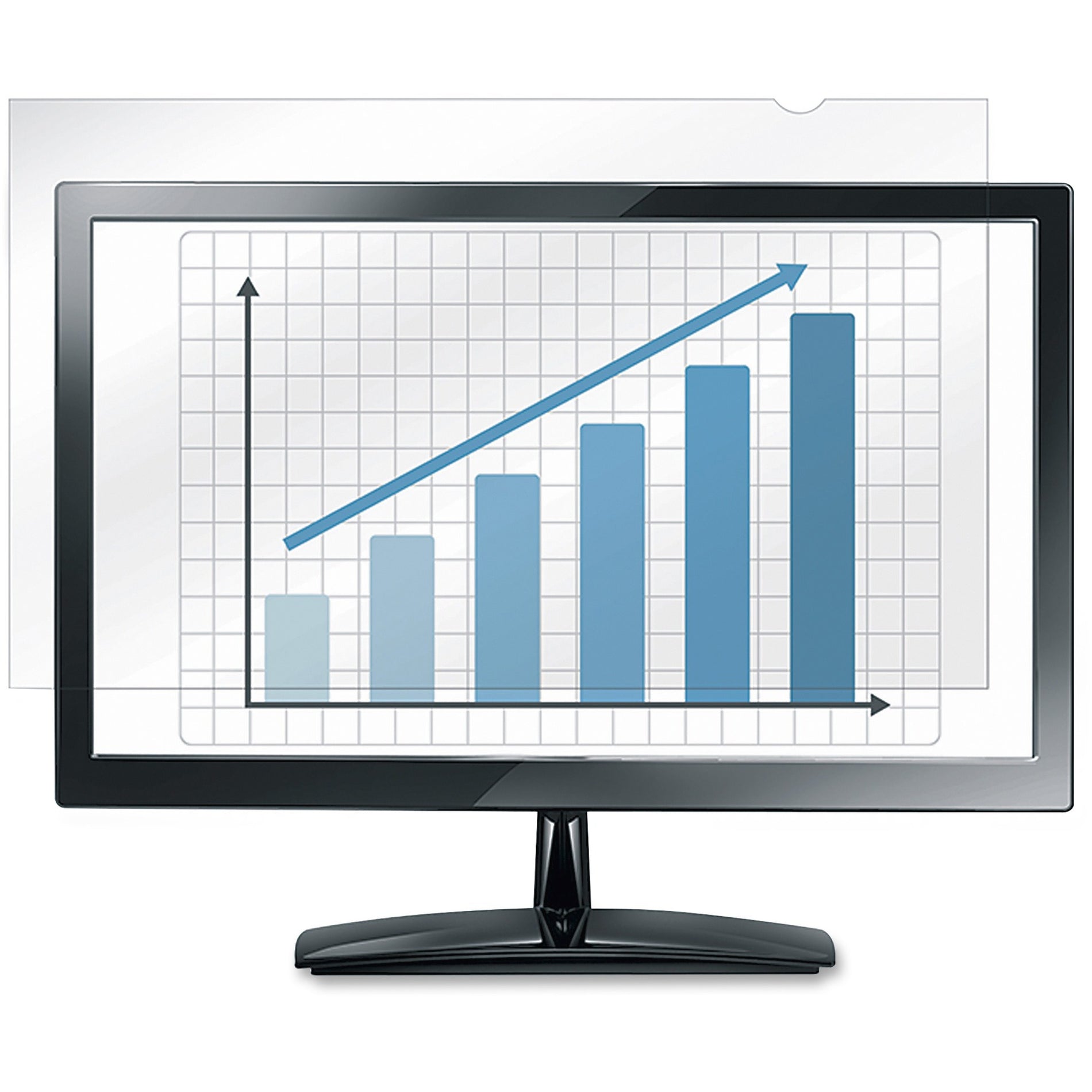 Fellowes 4811801 PrivaScreen Blackout Datenschutzfilter 24" Breitbild 16:9 Einfach an- und abzunehmen Langlebig