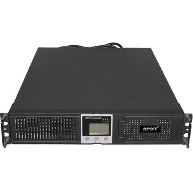 SurgeX UPS-1000-OL Double Conversion Online UPS, 1000VA/700W, Tower/Rack Mountable, Sine Wave Output, 7-Min Full Load Backup, 6 NEMA Outlets, 2U - UPS-1000-OL (3 Year Warranty)