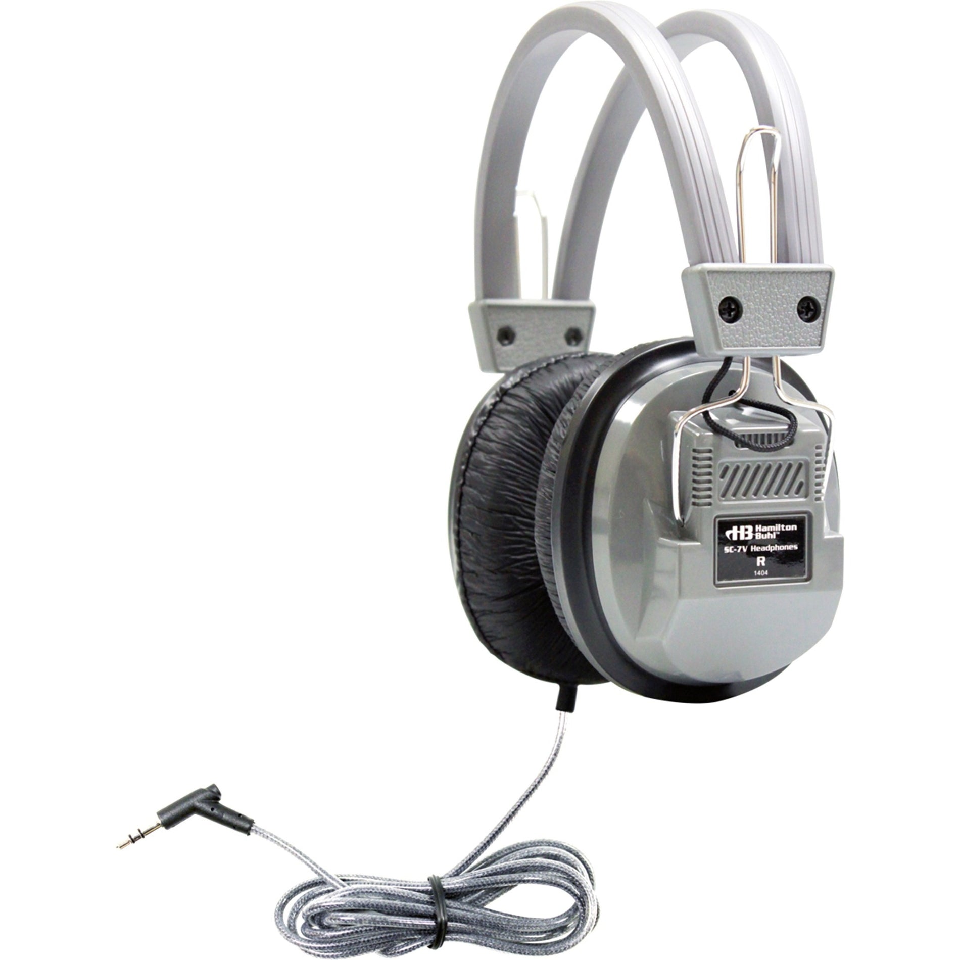 Hamilton Buhl SC-7V SchoolMate Deluxe Auriculares Estéreo con 3.5mm y Volumen Auriculares Over-Ear con Aislamiento de Ruido Cable sin Enredos y Diseño Robusto.