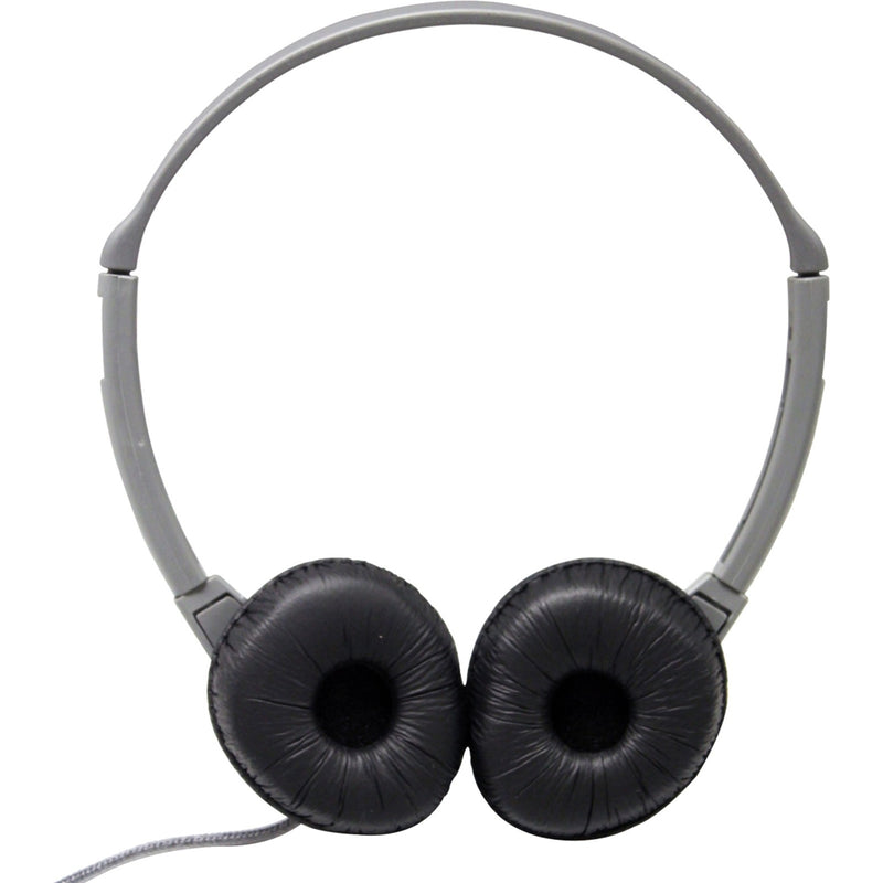 Front view of Hamilton Buhl MS2L headphones showing dual padded ear cups and adjustable headband