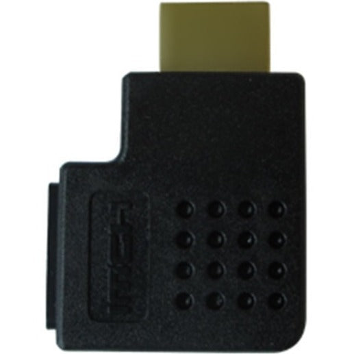 综合 HDF-RAMR HDMI 女对直角男 - 右弯头音视频适配器，终身保修，RoHS 认证。品牌名称：Comprehensive。翻译品牌名称：综合。