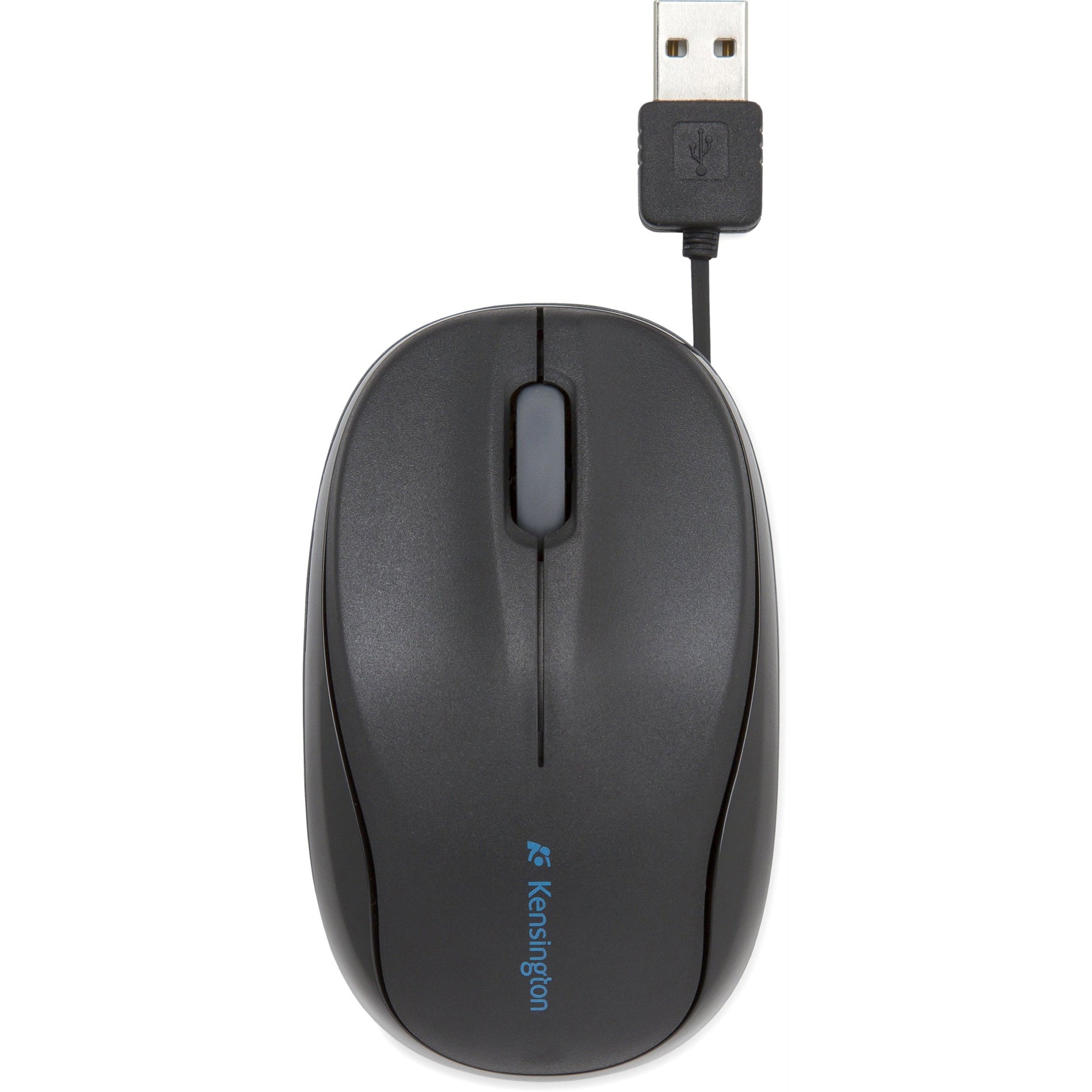 肯辛顿 K72339USA Pro Fit 移动式可伸缩鼠标，黑色 - 2年保修，USB连接 肯辛顿品牌 肯辛顿