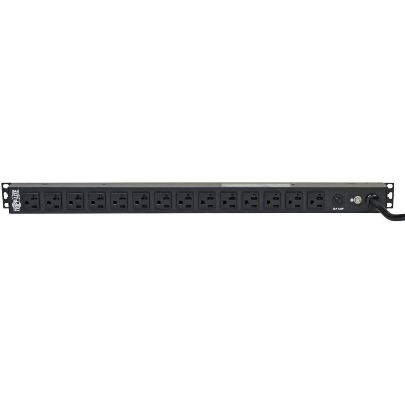 Tripp Lite PDU1420T 2.4kW Single-Phase 120V Basic PDU Wall-Mountable Rack-Mountable  트립 라이트 PDU1420T 2.4kW 단상 120V 기본 PDU 벽부착 가능 랙 부착 가능