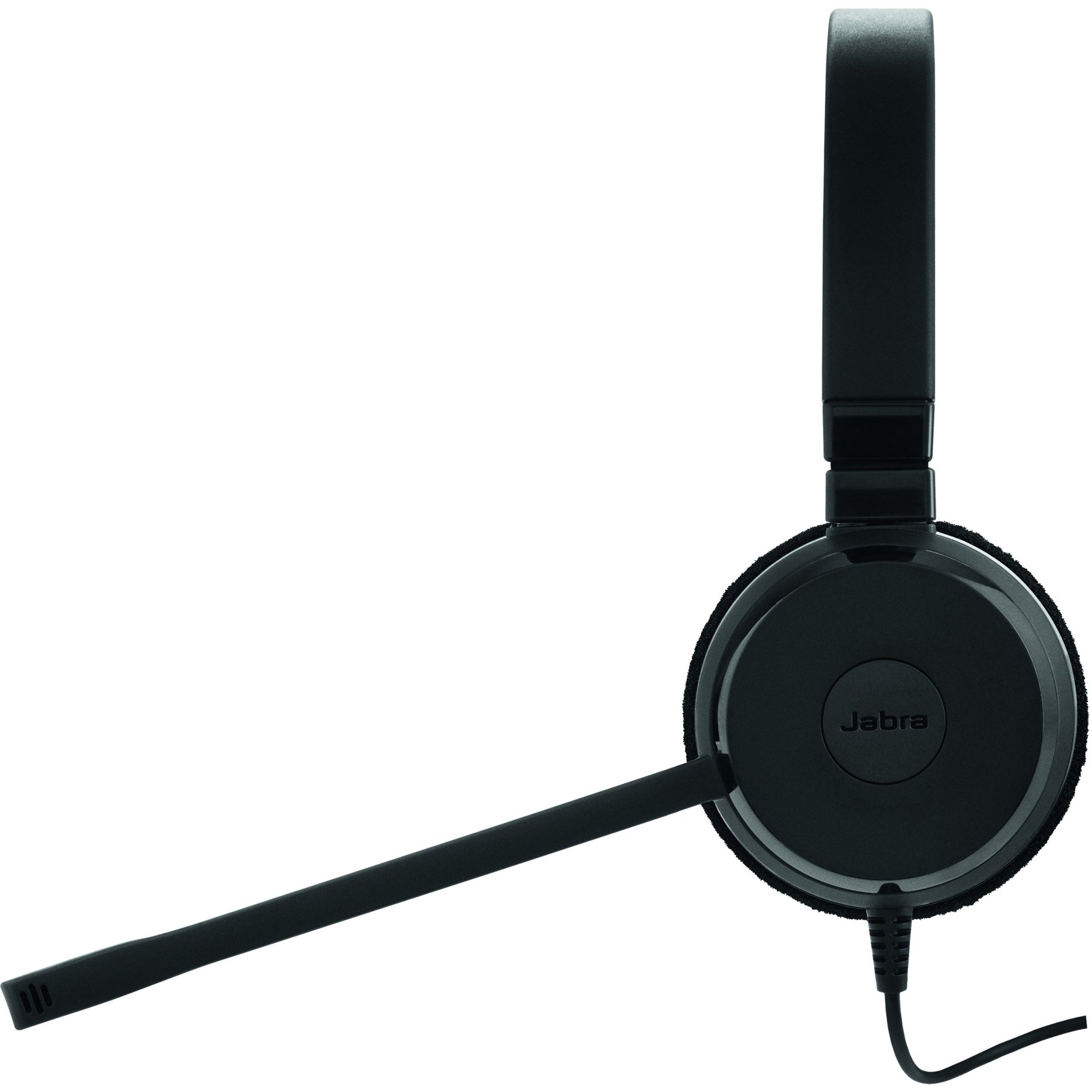 Jabra 4999-823-109 Evolve 20 Microsoft Lync Stereo Headset USB Berkabel dengan Mikrofon Peredam Suara