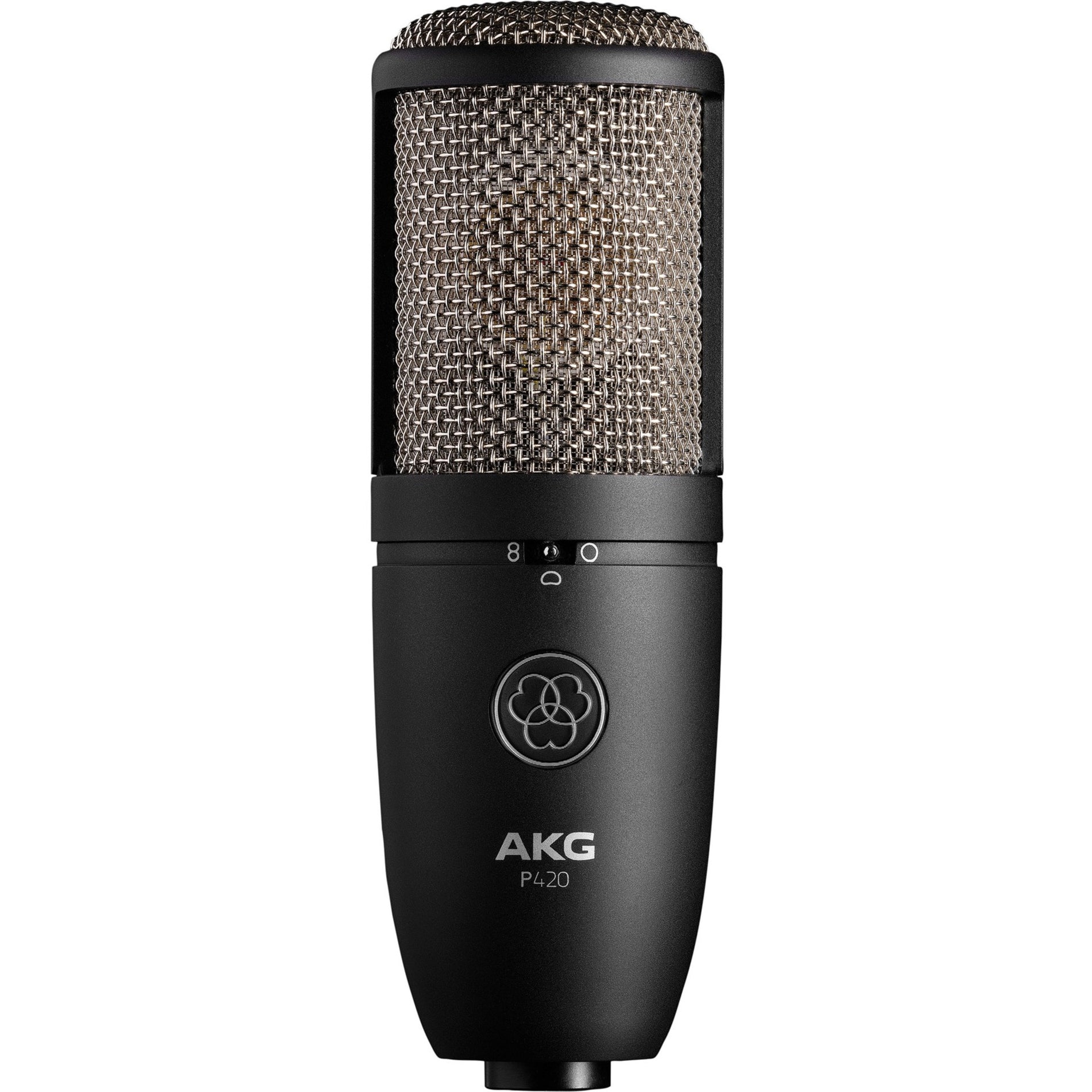 ไมโครโฟนคอนเดนเซอร์คู่ความละเอียดสูงแบบใช้สาย P420 AKG 3101H00430 ไมโครโฟนแบบจับมือพร้อมรูปแบบทิศทางเสียงคาร์ดิออยด์และออมนิ-ไดเรคชั่นแนล