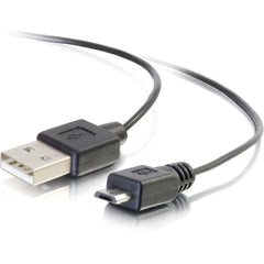 C2G 27053 18 inch USB Oplaadkabel Ultrabuigbaar Corrosiebestendig Zwart