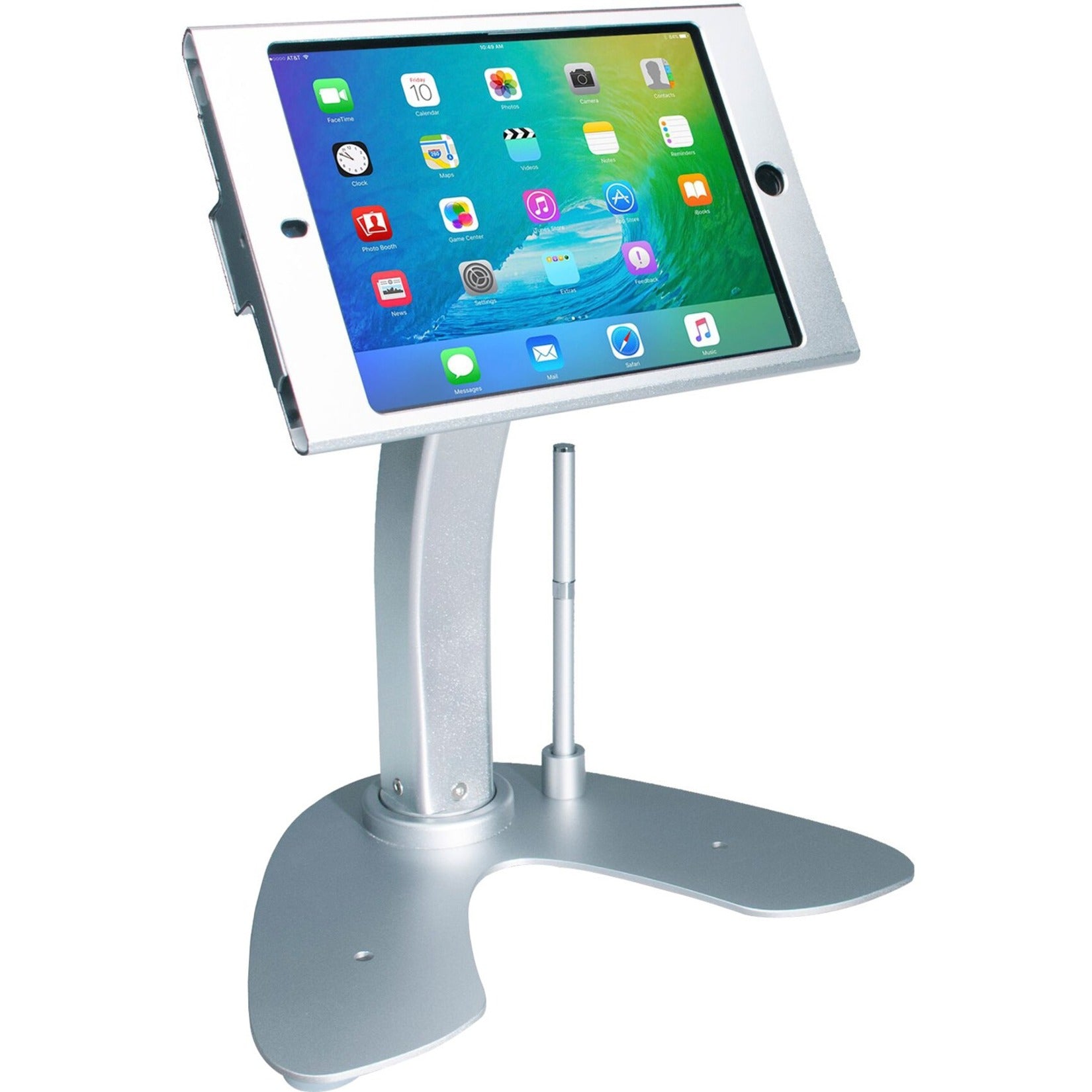 CTA Digital PAD-ASKM Dual Security Kiosk Stand for iPad mini Gen. 1-5, Adjustable Angle, Key Lock, Anti-theft