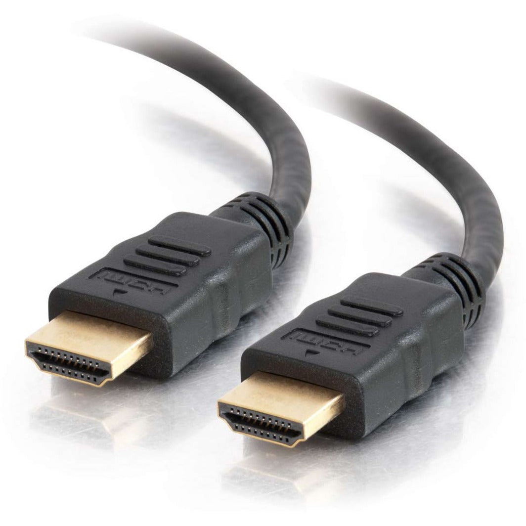 كابل HDMI عالي السرعة بطول 4 أقدام مع الإيثرنت - 4K 60 هيرتز، موصلات مطلية بالذهب، ضمان مدى الحياة C2G
