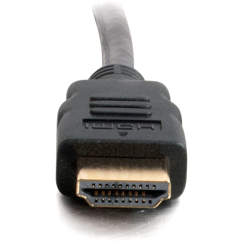 Macro shot of HDMI connector showing detailed pin layout