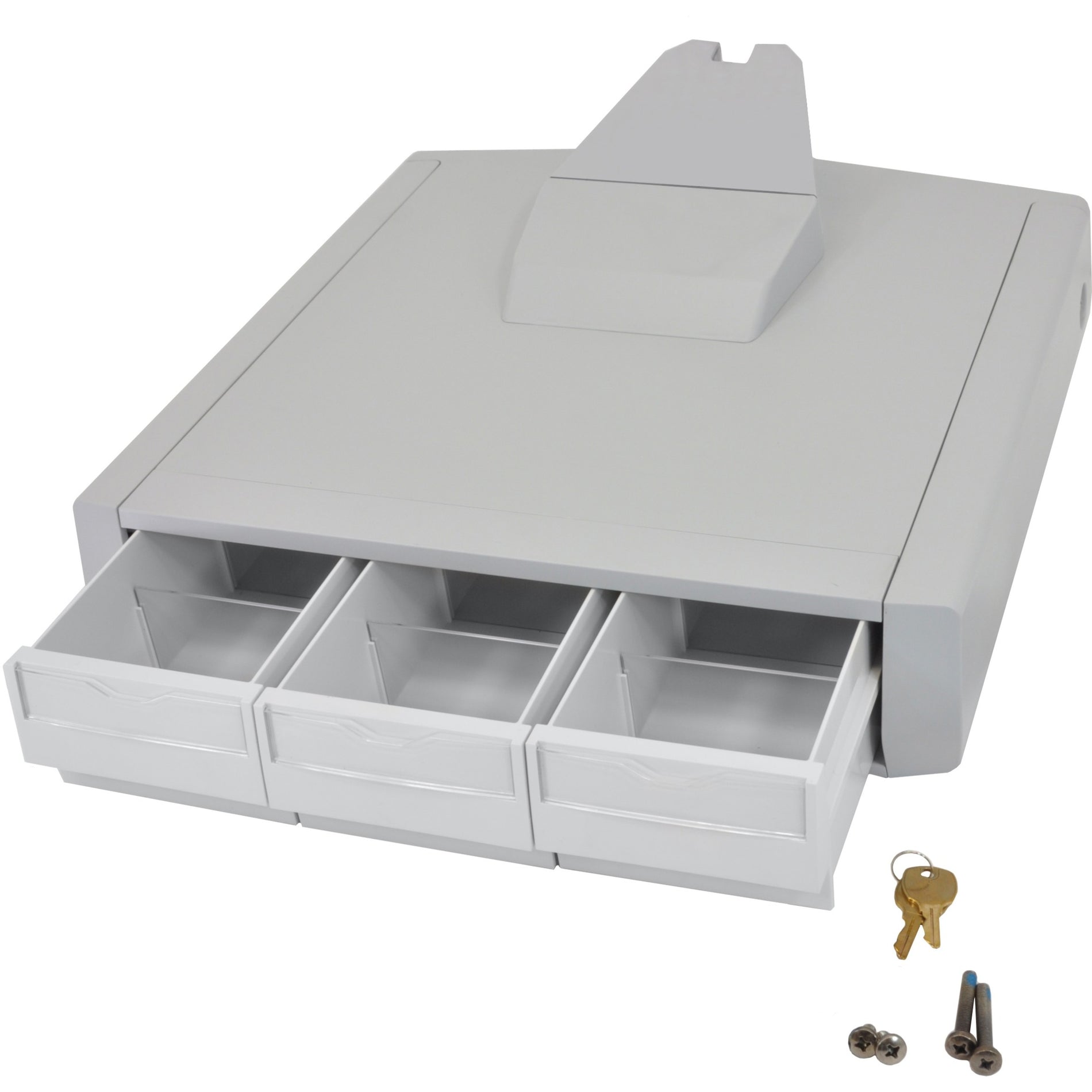 Ergotron 97-865 SV Primary Storage Drawer, Triple - Gray, White