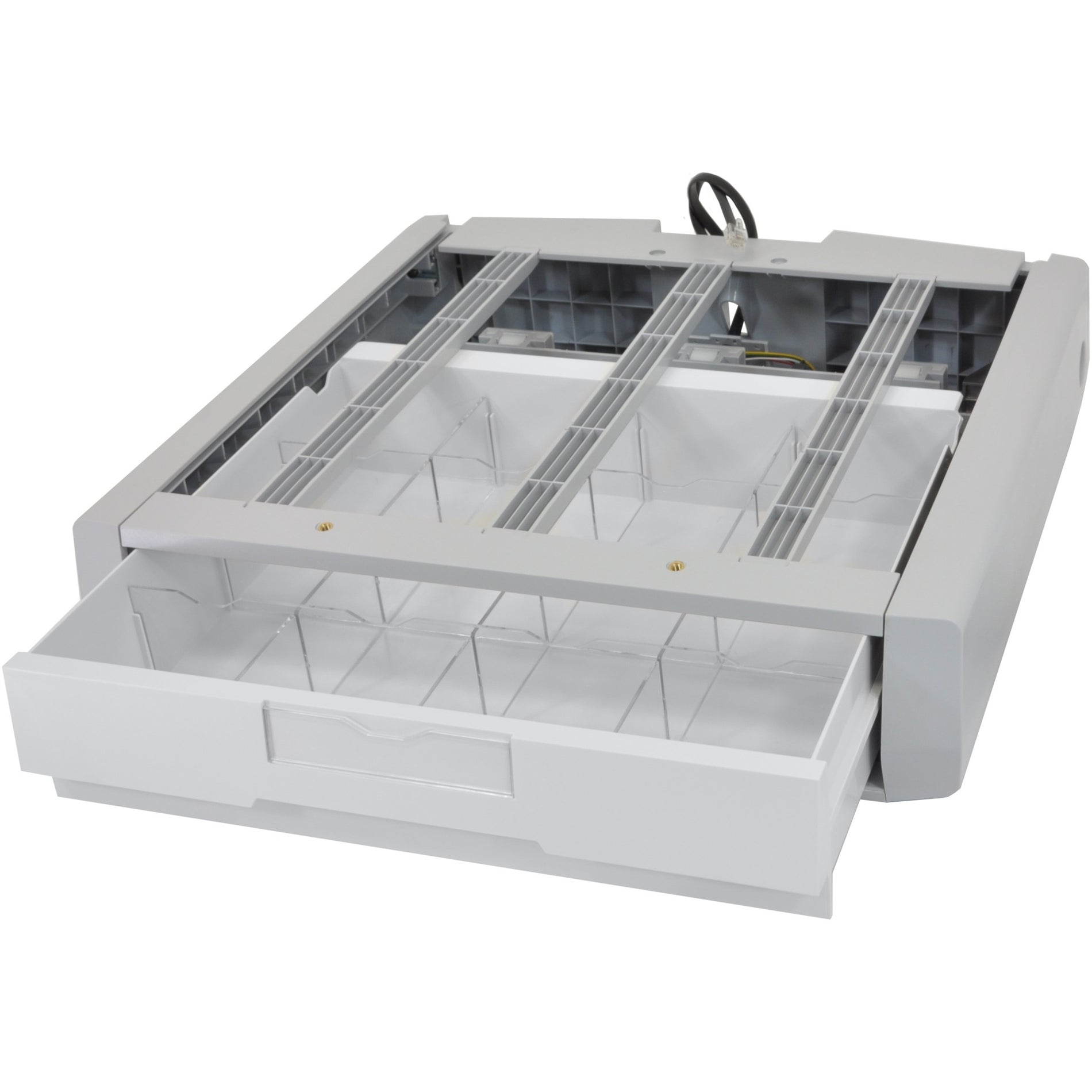 Ergotron 97-851 SV43/44 Supplemental Single Drawer, Gray, White - Easily Removable, Configurable, Key-Lock Access