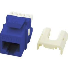 On-Q WP3476-BE-50 Cat 6 Quick Connect RJ45 Prise Keystone Bleu - Pack de 50