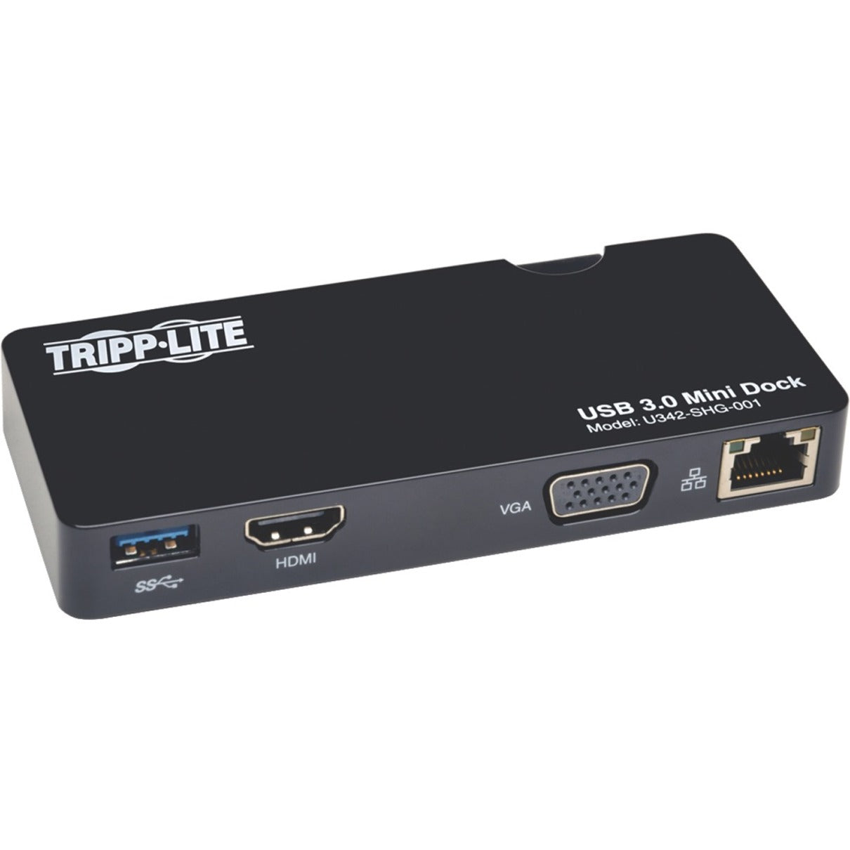 Tripp Lite U342-SHG-001 USB 3.0 HDMI/VGA Mini Docking Station with Gigabit Ethernet, Compatible with Microsoft Surface Tablet PC