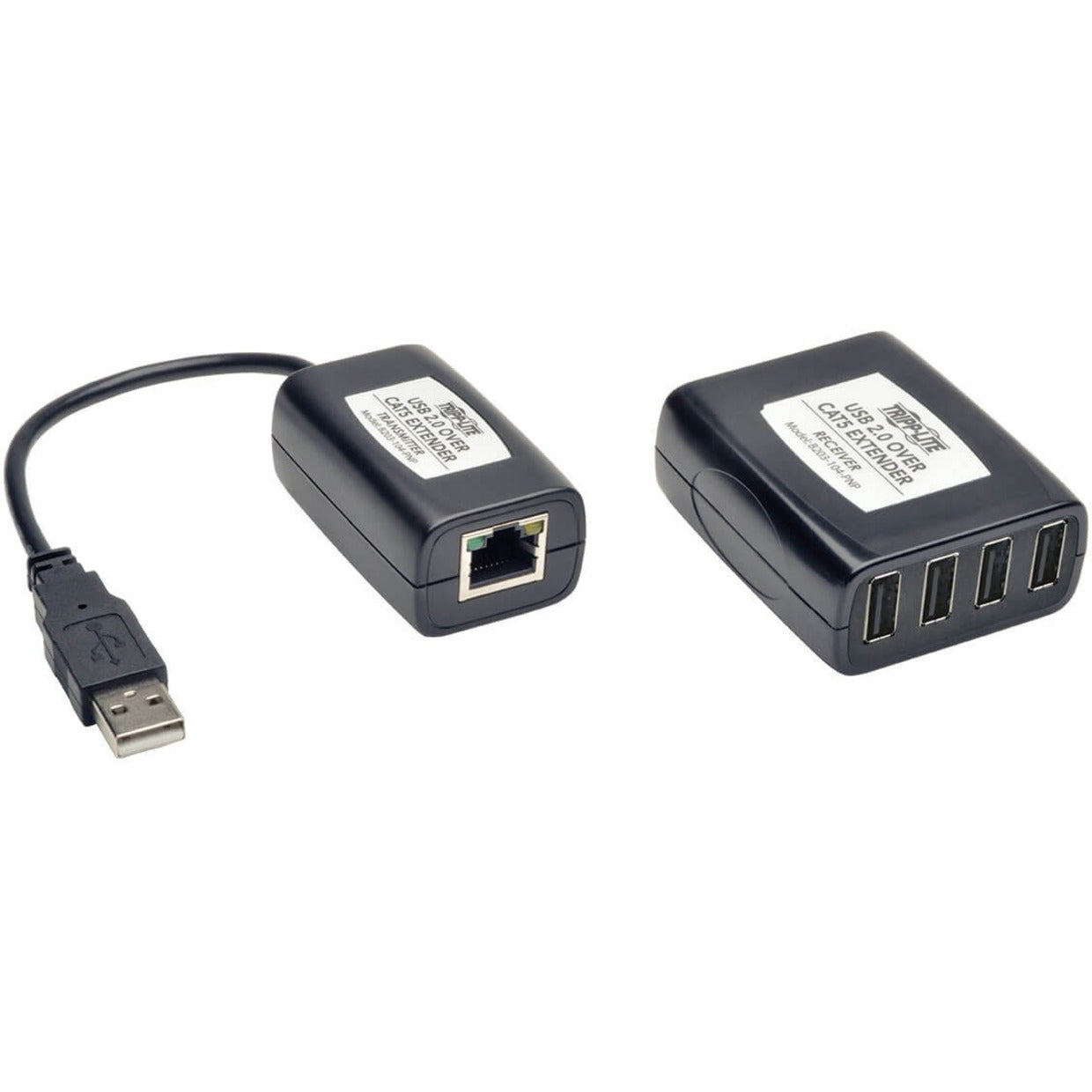 Tripp Lite B203-104-PNP USB ขยาย ไกลถึง 164 ฟุต การส่งข้อมูลความเร็วสูง แค่เสียบและใช้งาน สอดคล้องกับ TAA