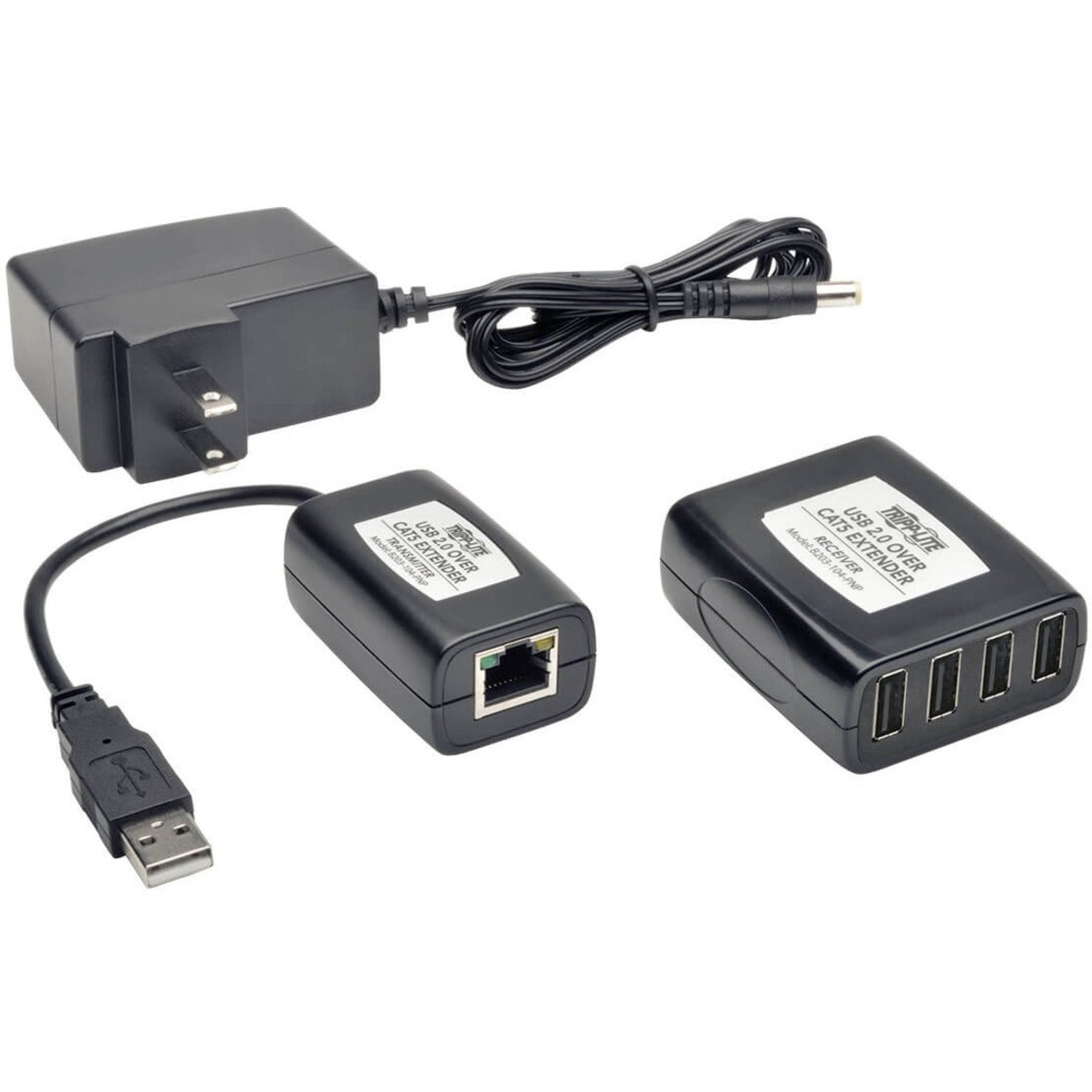 Tripp Lite B203-104-PNP USB Extender, Up to 164ft Distance, High Speed Data Transfer, Plug and Play, TAA Compliant