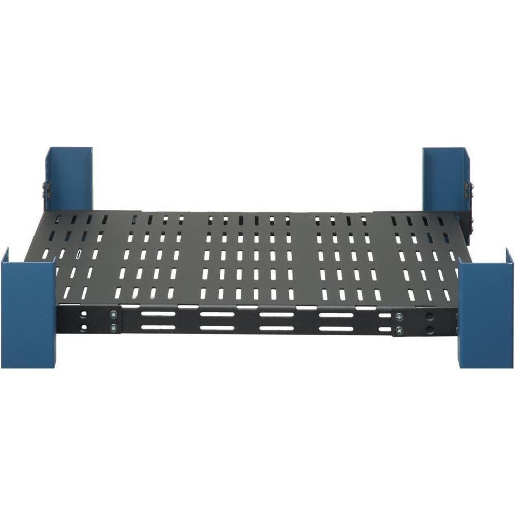 Rack Solutions 1USHL-116-23 1U Heavy Duty Fixed Shelf 28in (D) for 23in EIA Racks, 500 lb Maximum Load Capacity