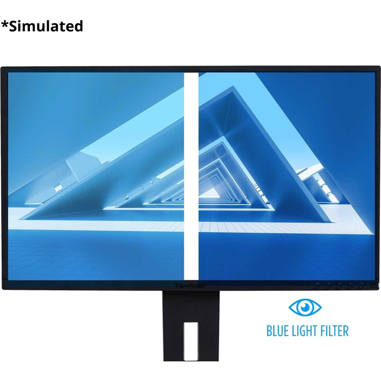 ViewSonic VSPF2360 Privacy Filter Bildschirmschutz Robust Anti-Reflexion 236" LCD-Monitor