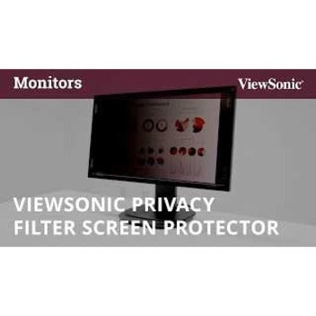 ViewSonic VSPF2360 Privacy Filter Screen Protector, 23.6" LCD Monitor, Anti-reflective, Anti-glare, Durable, Scratch Resistant, Widescreen, Black (2 Year Warranty)