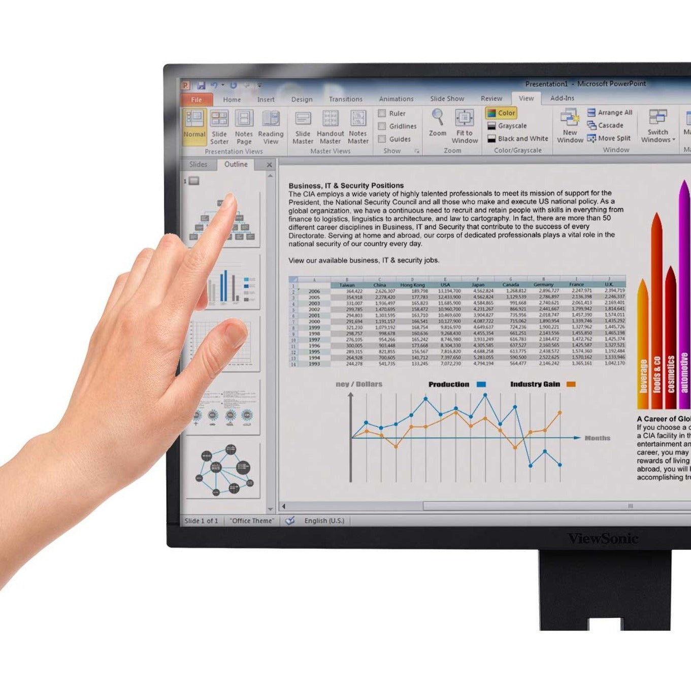 Filtre de confidentialité ViewSonic VSPF2360 Durable Anti-réfléchissant Moniteur LCD de 236"