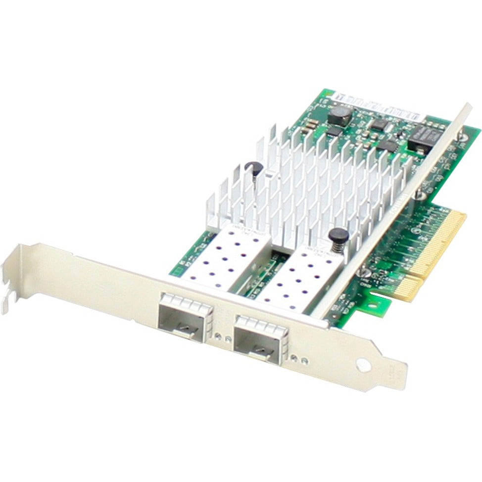 AddOn QLE3242-SR-CK-AO QLogic 10Gigabit Ethernet Card Dual SFP+ Port 10GBase-SR Lifetime Warranty  에드온 QLE3242-SR-CK-AO QLogic 10기가비트 이더넷 카드 듀얼 SFP+ 포트 10기가베이스-SR 평생 보증