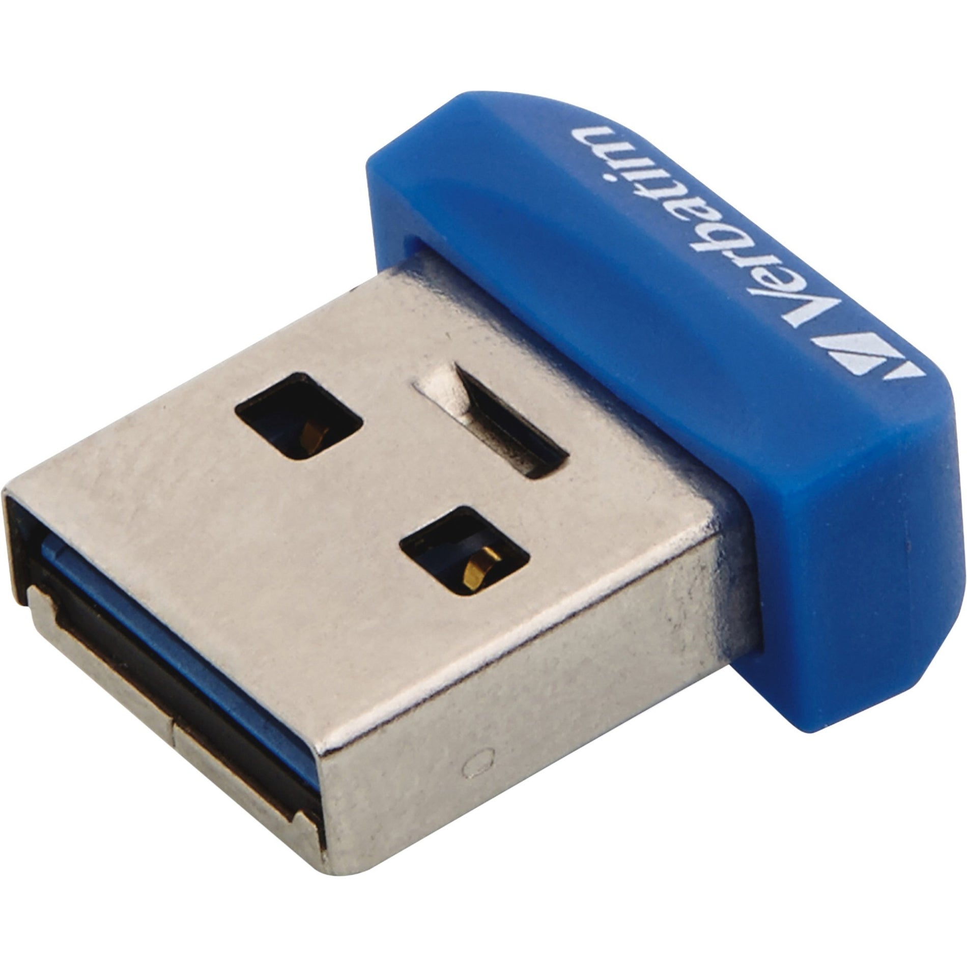 فيرباتيم 98711 تخزين وابقاء نانو USB 3.2 الجيل الأول فلاش درايف - أزرق، سعة 64 جيجابايت