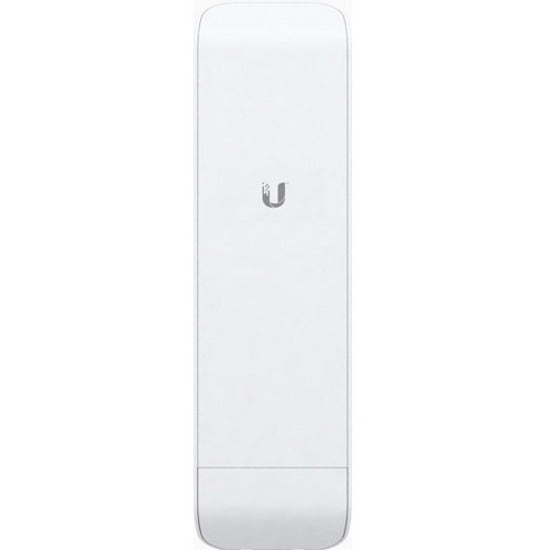 Rear view of Ubiquiti NanoStationM NSM2 showing slim profile and mounting design-alternate-image2