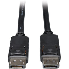 Cable DisplayPort Tripp Lite P580-001 con Enganches (M/M) 1 pie Conductor de Cobre Negro