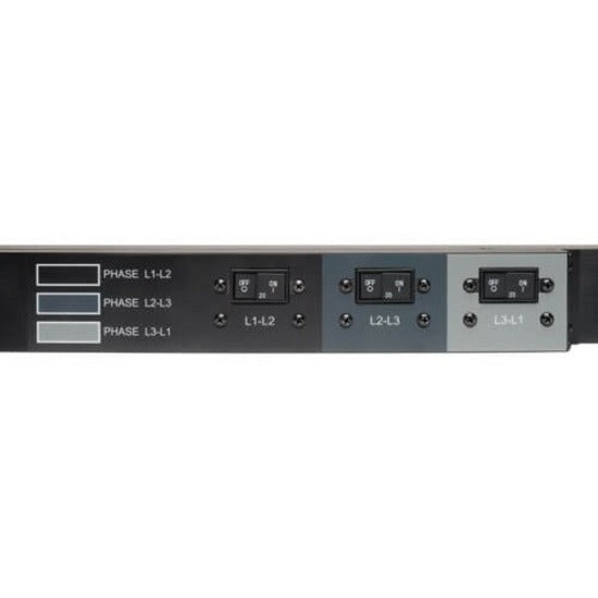 Tripp Lite PDU3MV6L2130A PDU ที่มีมิเตอร์ 45-เต้ารับ 12.6 กิโลวัตต์ 208 โวลต์ การป้องกันการเกินโหลด