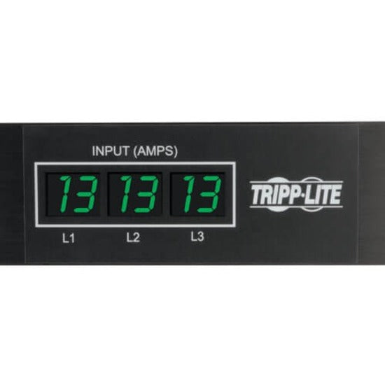 Tripp Lite Metered PDU3MV6L2130A, 45-Outlet Power Distribution Unit, 208V 12.6KW, Vertical 0U Rack Mount, Overload Protection, RoHS TAA Compliant (2 Year Warranty)