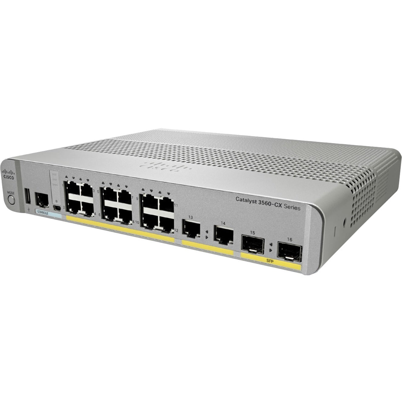 Cisco WS-C3560CX-8TC-S Catalyst 3560-CX 8 Port Data IP Base Switch Gigabit Ethernet Lifetime Warranty