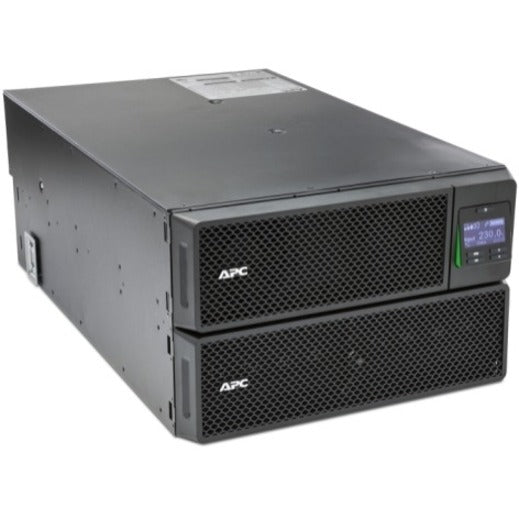 Angled view of dual-unit Smart-UPS SRT showing compact design