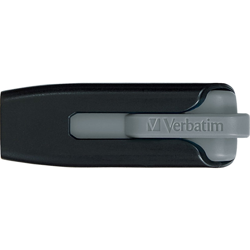 Overhead view of Verbatim Store 'n' Go V3 USB drive showing compact design