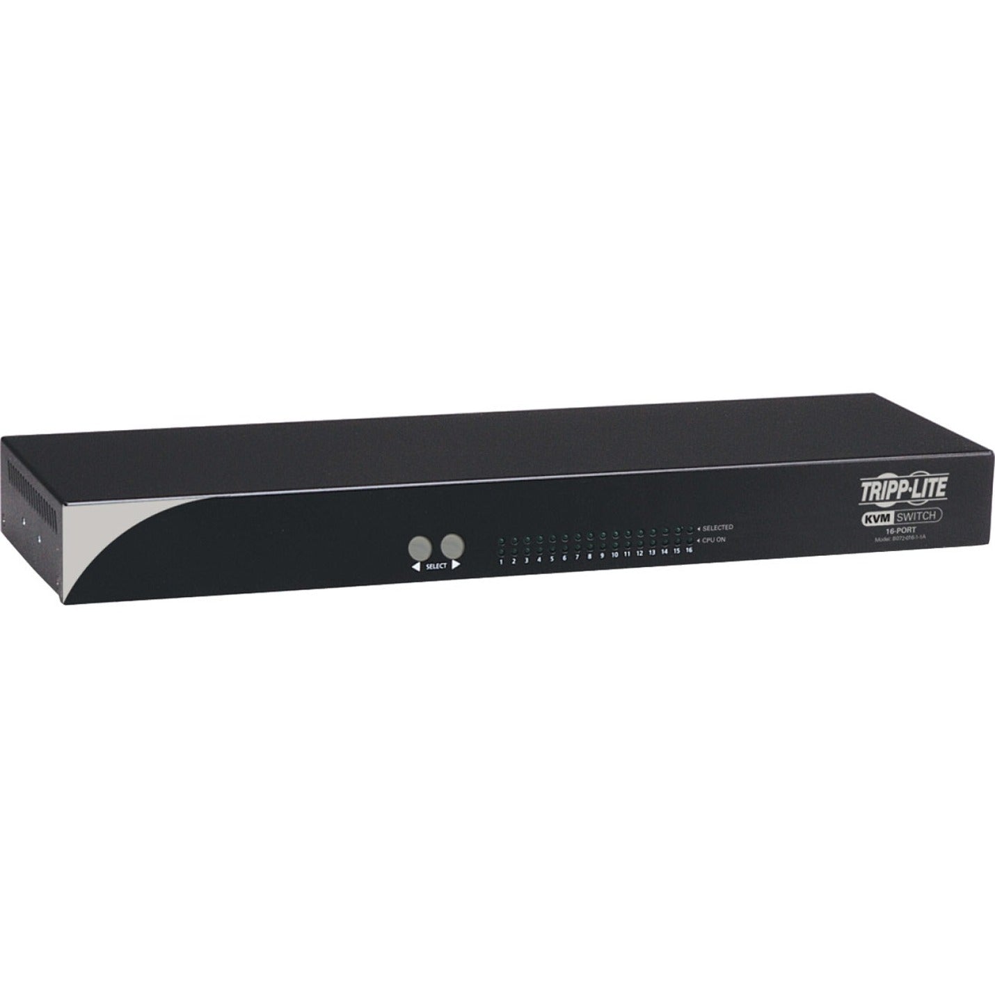 Tripp Lite B072-016-1A NetCommander 16-Port Rackmount Cat5 KVM Switch, PS2 to USB Adapter, TAA Compliant