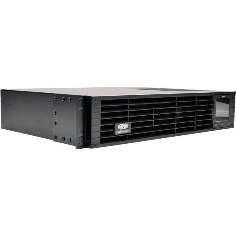 Side angle view of Tripp Lite SMC15002URM UPS showing ventilation system