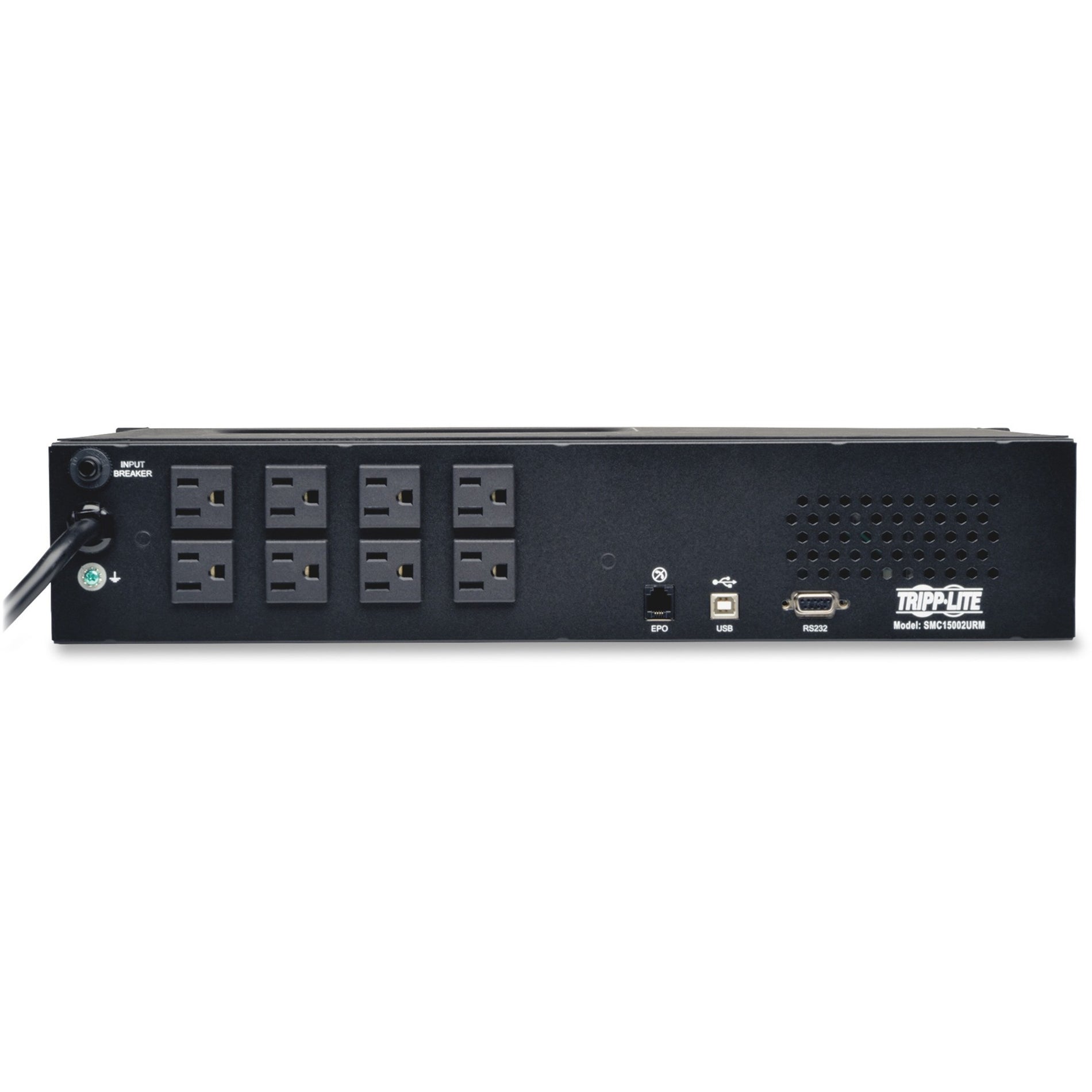 Tripp Lite SMC15002URM 라인인터랙티브 2U 랙/타워 UPS 1500 VA 8-아웃 백업 전원 공급