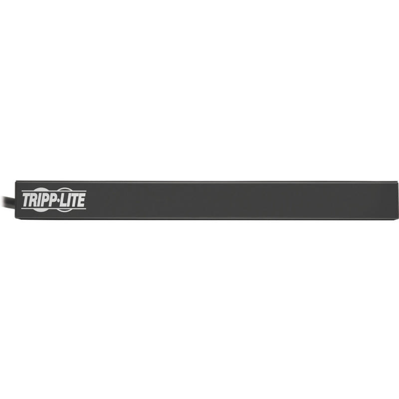 Top view of Tripp Lite PDUH32HV19 PDU showing metal housing and ventilation pattern