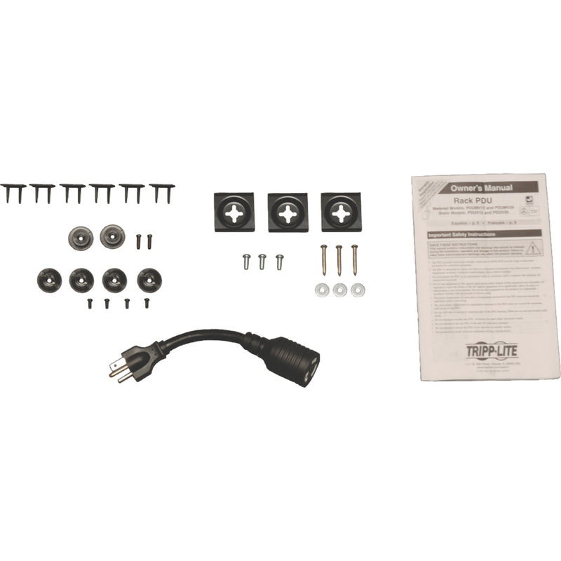 Installation components and mounting hardware for Tripp Lite PDU