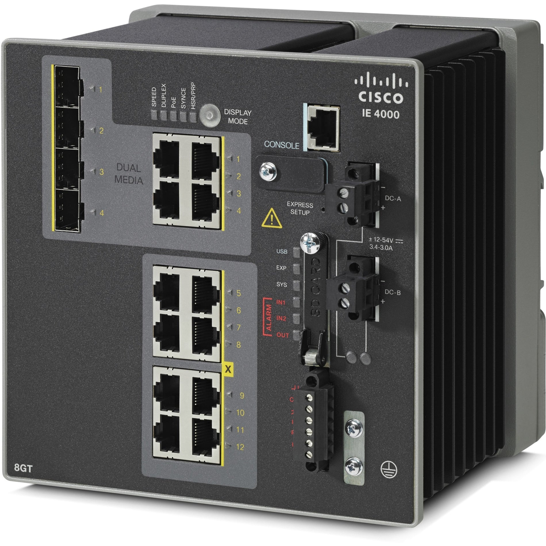 Cisco IE-4000-8GT4G-E Layer 3 Switch 