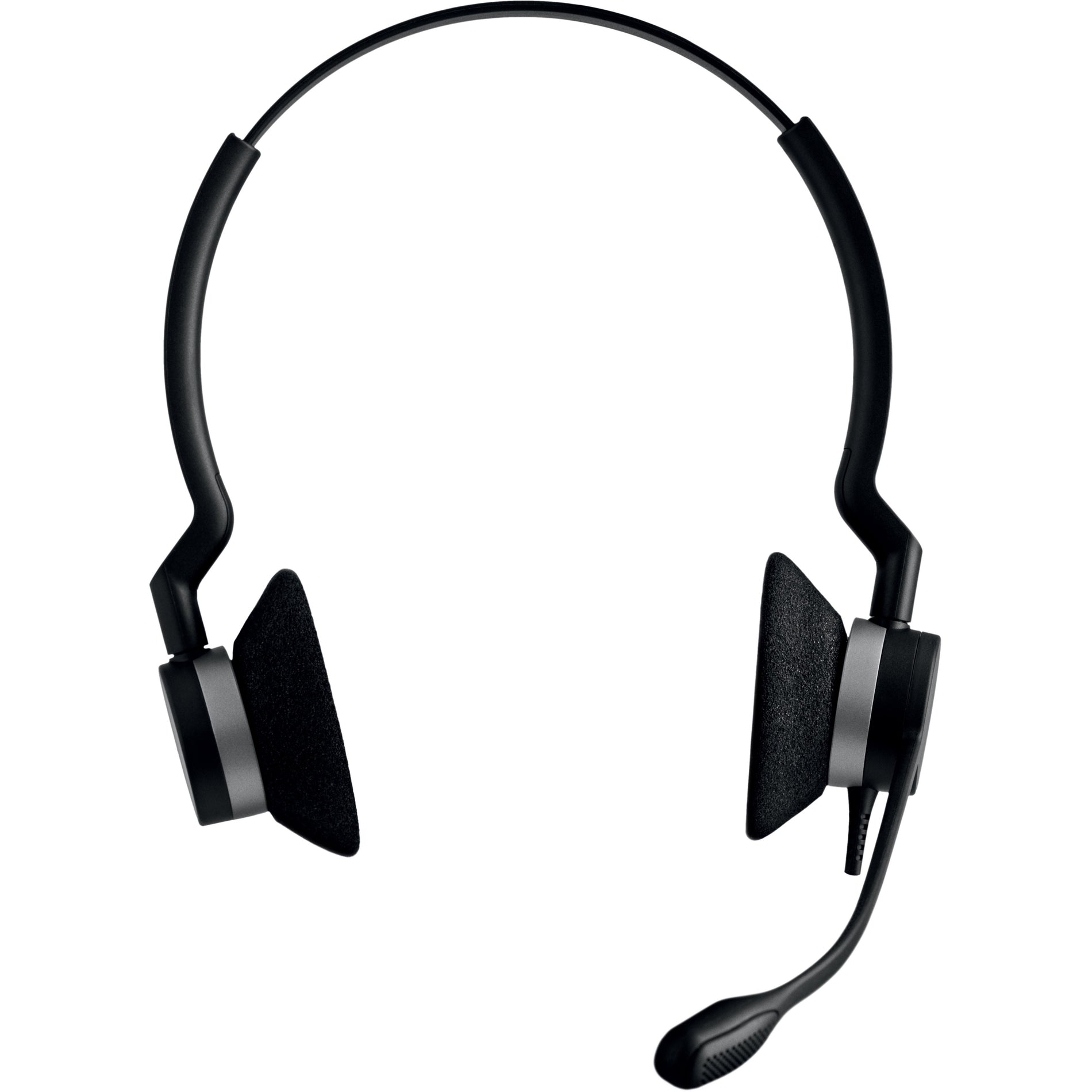 Jabra 2309-820-119 BIZ 2300 QD Duo Headset, Over-the-head Stereo Headset with Boom Microphone