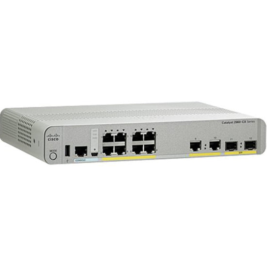 Cisco WS-C2960CX-8PC-L 2960CX-8PC-L Ethernet Switch 10 Gigabit Ethernet Ports 2 SFP Slots 124W PoE Budget