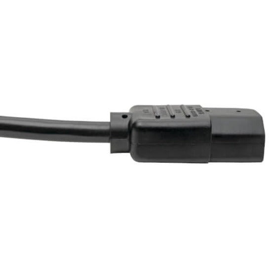 Close-up of PDU power input connector