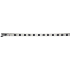 Tripp Lite SS3612 Power Strip, 12 Outlets, 36-inch, 1050 Joule Surge Suppression, 15ft Cord, Circuit Breaker Protection, RoHS Certified, Gray/Black - SS3612 (Lifetime Warranty)