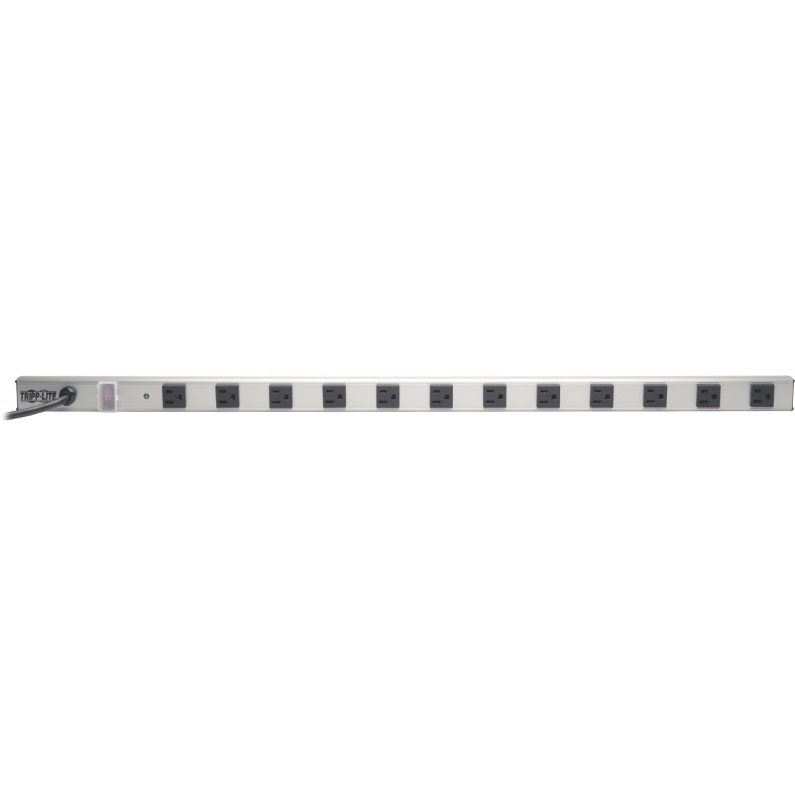 Tripp Lite SS3612 36-in. 12 Outlet Power Strip with Surge Suppression, 15-ft Cord, 1050 Joules
