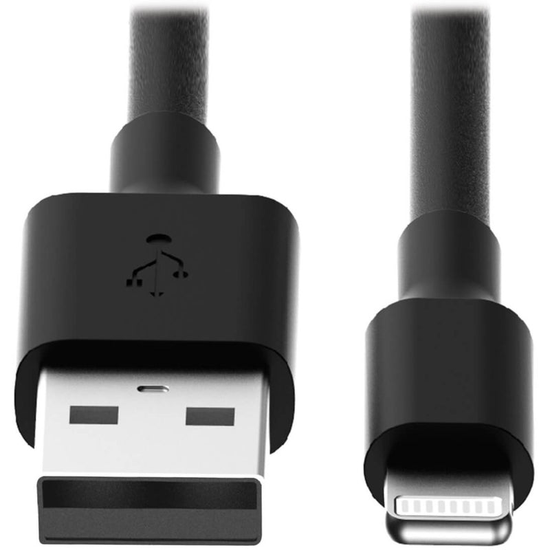 Detailed view of USB and Lightning connector construction showing quality components