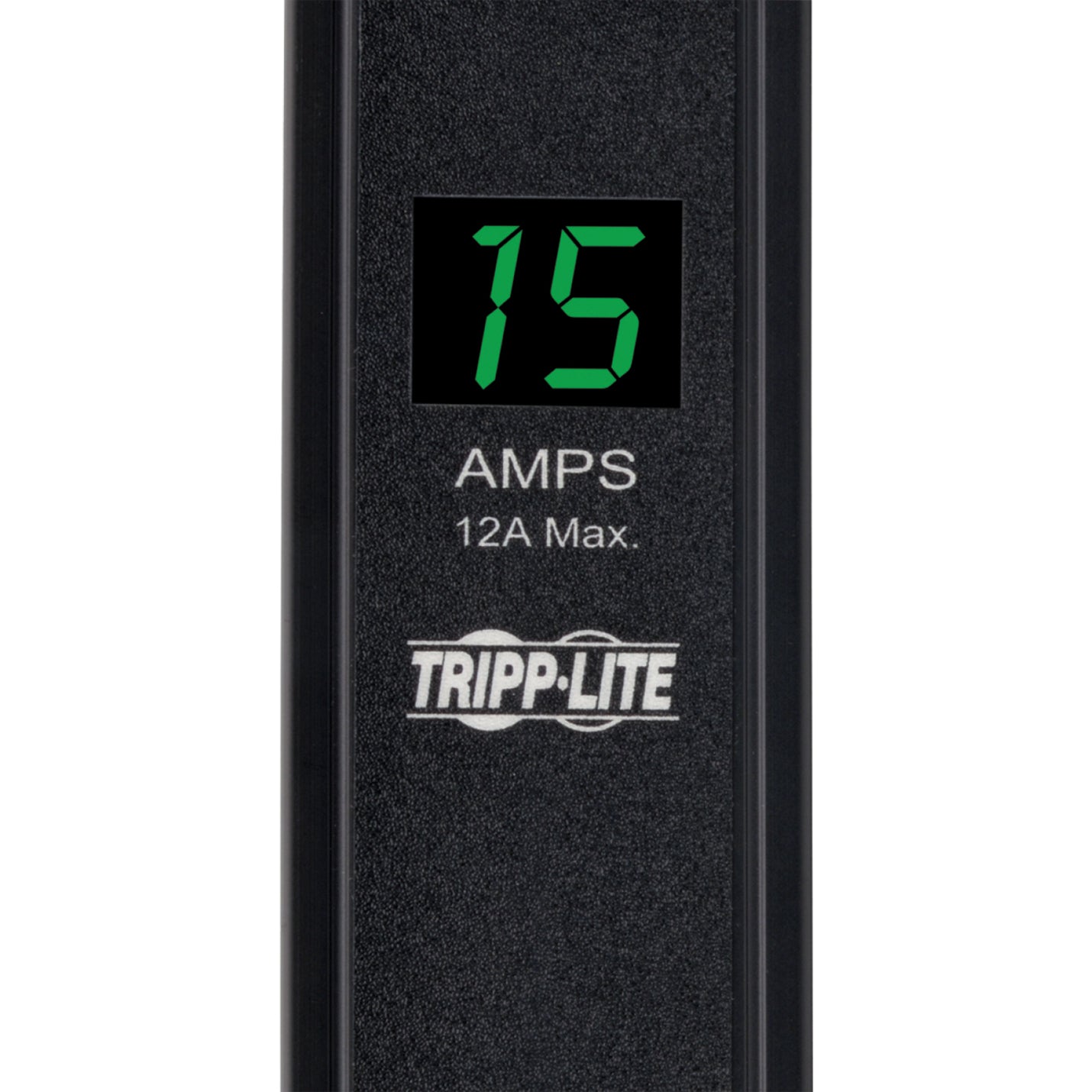 Close-up of Tripp Lite PDU digital amp meter display-alternate-image3