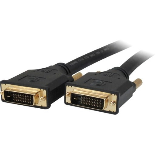 Comprehensive DVI-DVI-3PROBLK Pro AV/IT Series 26 AWG DVI-D Dual Link Cable 3ft, Molded, EMI/RF Protection, HDCP, Strain Relief, 10.2 Gbit/s Data Transfer Rate