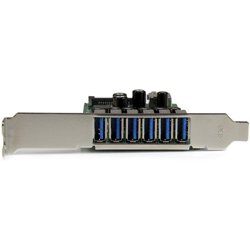 Side view of StarTech.com USB 3.0 PCIe card showing low-profile bracket design