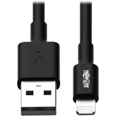 Tripp Lite MFI-Certified Lightning Data Transfer Cable, USB Sync/Charge, Compatible with iPhone/iPad/iPod, Black 10-inch, M100-10N-BK (2 Year Warranty)